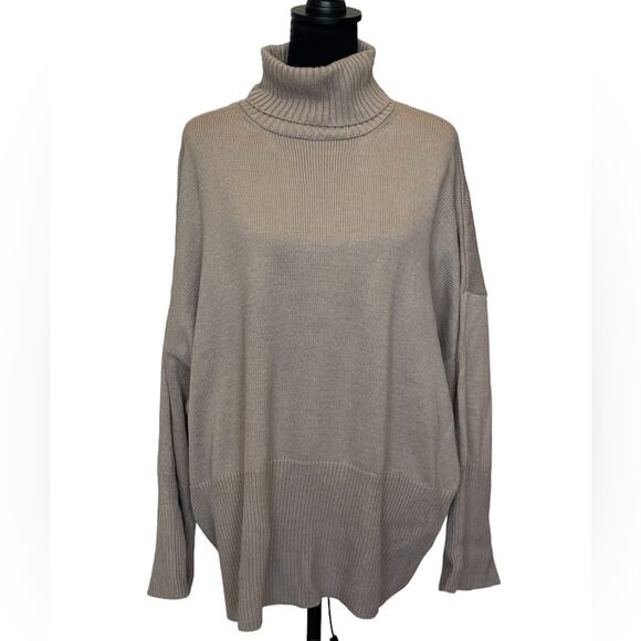 New ~ TOPSHOP, ASOS ~ Turtleneck Oversized Sweater Topshop Size 4-6 FALL - Picture 1 of 7